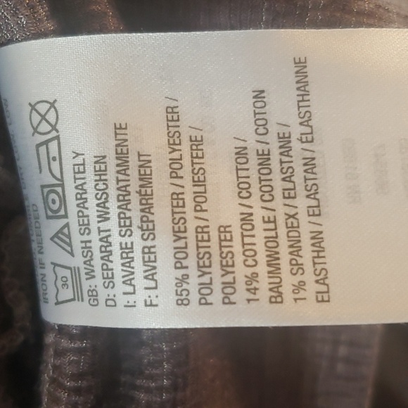 Anybody wide leg pants,  foldover waist, medium - Picture 2 of 3